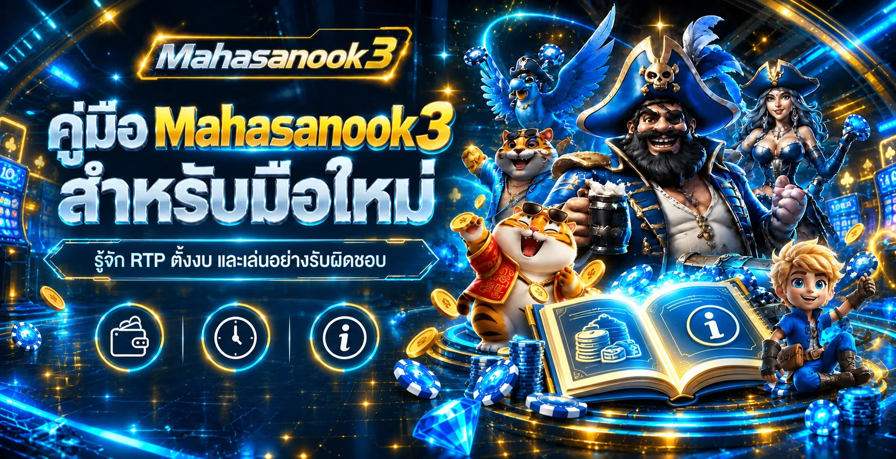Mahasanook3 คู่มือมือใหม่: RTP งบ และการเล่นรับผิดชอบ